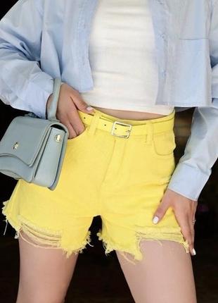 Шорты джинсовые