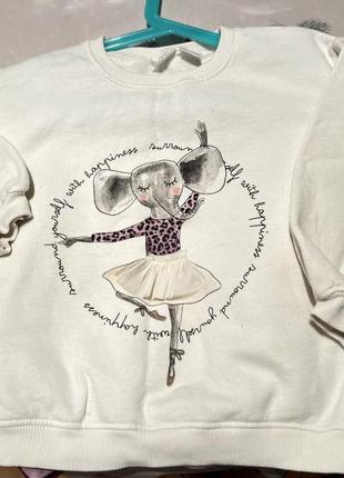 Свитшот zara для девочек
