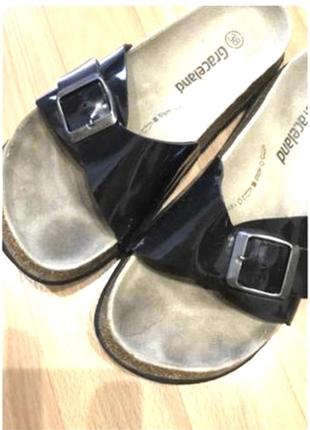 Шлепы лаковые ортопедические