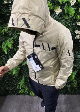 Мужская водоотталкивающая куртка ветровка armani
