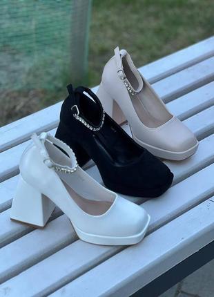 Туфлі, 3 кольори в наявності, екошкіра/екозамша