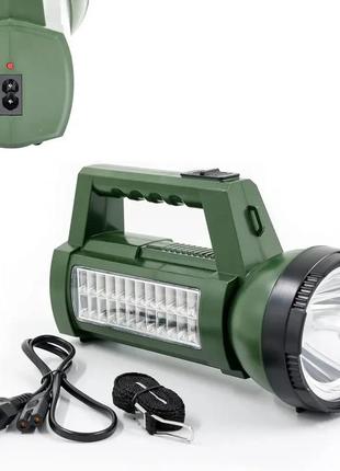 Ліхтар акумуляторний dp-7325 з бічним світлом / ручний кемпінговий ліхтарик / salemarket