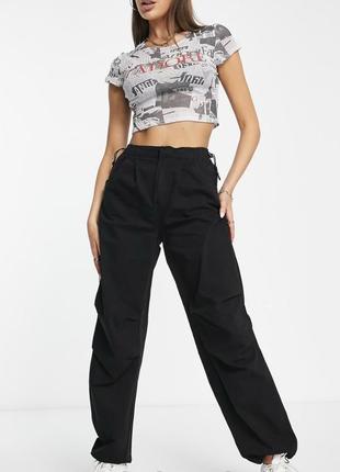Брюки-парашуты от bershka