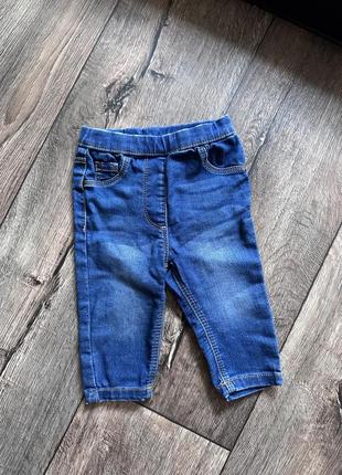 Джинсы лосины штаны на девочку 3-6 месяцев