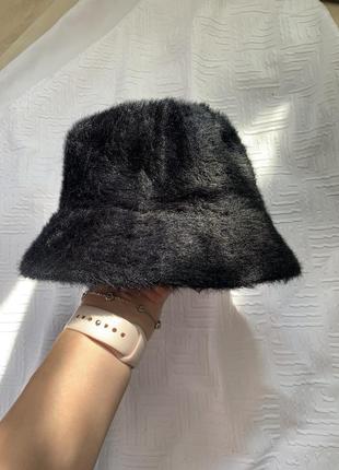 Пухнаста панама, шляпка капелюх від accessories