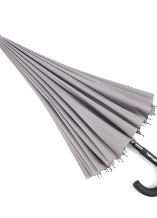 Крепкий качественный зонт трость анти-шторм с 24 спицами с большим куполом и...