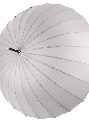 Крепкий качественный зонт трость анти-шторм с 24 спицами с большим куполом и...