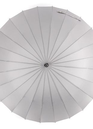 Крепкий качественный зонт трость анти-шторм с 24 спицами с большим куполом и...