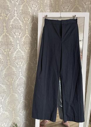 Широкі штани, палаццо, брюки в смужку, в полоску zara