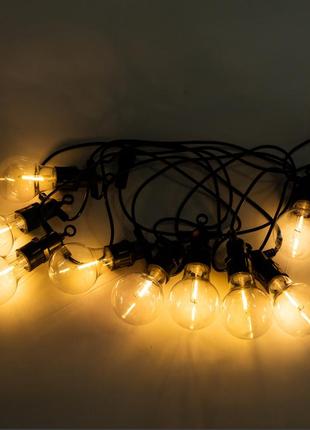 Ретро-гірлянда вулична 10 led довжина 5 метрів