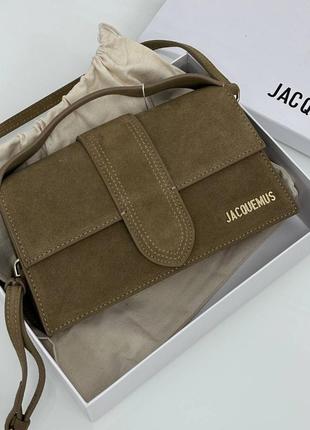 Замшева сумка jacquemus