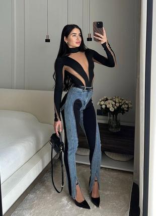 Джинси mugler 🖤
