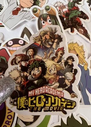 Стикеры аниме моя геройская академия> my hero academia (100шт набор)