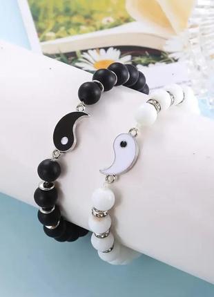 2 шт. комплект браслетів інь янь