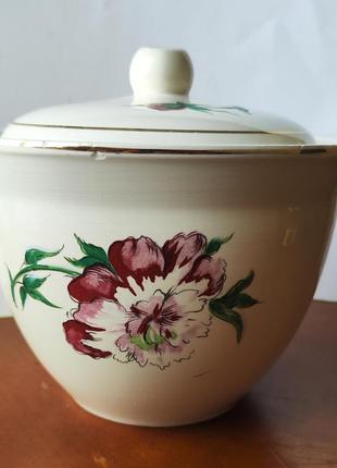 Супница 2,5 л фарфор пионы дома