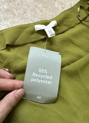 Сукня на одне плече з драпіруванням оливкове плаття вільне