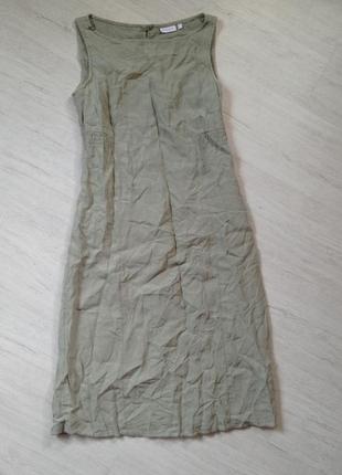 Жіночний сарафан льон лляний