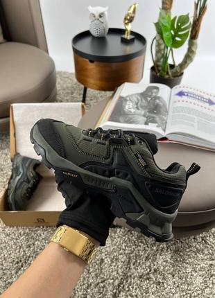 Мужские кроссовки salomon quest m element 975x gore-tex khaki black