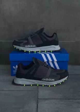 Мужские кроссовки adidas черные термо кроссовки адидас