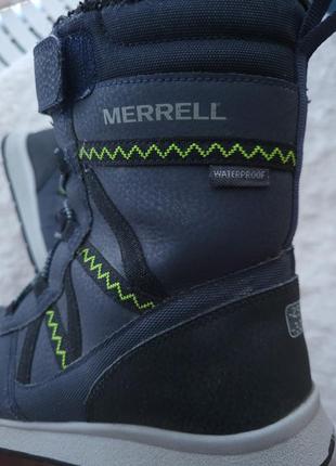 ❗️❗️❗️+🎁отличные мембранные сапоги для детей merrell snow crush 2.0 waterproof р. 347 фото