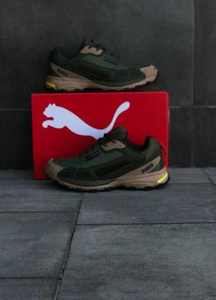 Мужские кроссовки puma зелёные термо кроссовки пума