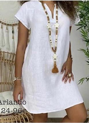 Льняна сукня