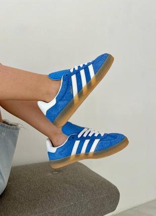 Кроссовки adidas wmns gazelle indoor 'blue fusion gum'⚡️