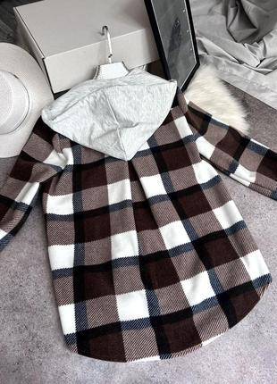 Рубашка флисовая с капюшоном