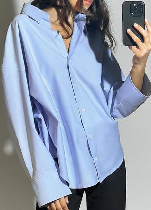 Рубашка-оксфорд с хлопком