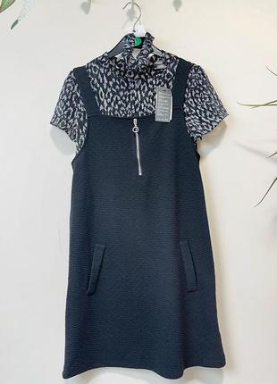 Комплект от primark футболка +черный сарафан+резинка для волос