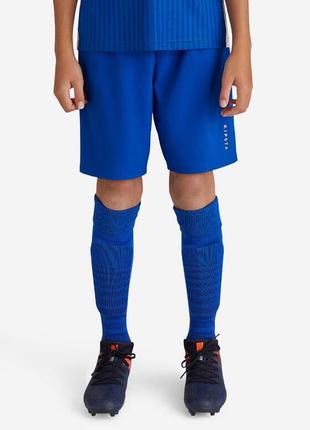 Спортивні футбольні шорти decathlon kipsta f500 - сині