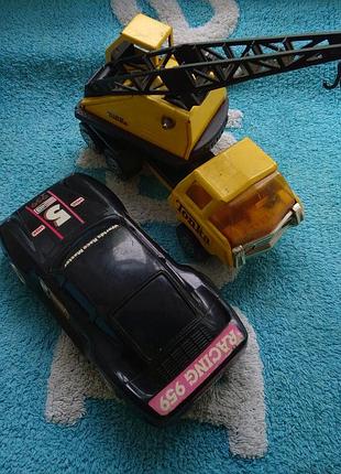 Большие машины. винтажный кран tonka