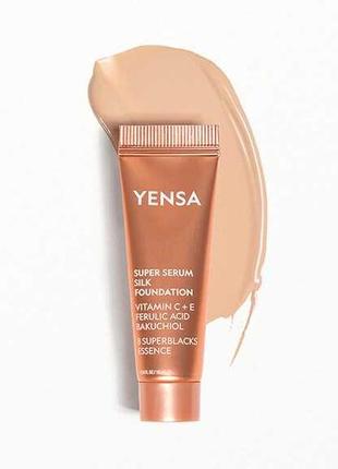 Тональна основа yensa super serum silk foundation 10ml
