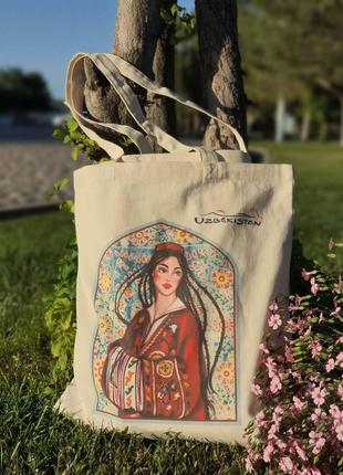 Сумка-шопер "лейла" 38*41 см середньої щільності