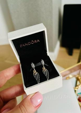 Розкішні нові 2 шарми pandora оригінал срібло + 14 золото