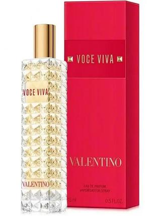 Парфюмированная вода для женщин valentino voce viva eau de parfum, объем 15 мл.