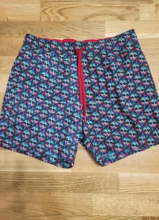 Шорты с попугаями не zara