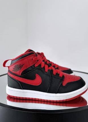 Ультрапопулярные кожаные высокие кроссовки / хайтопы jordan retro 1