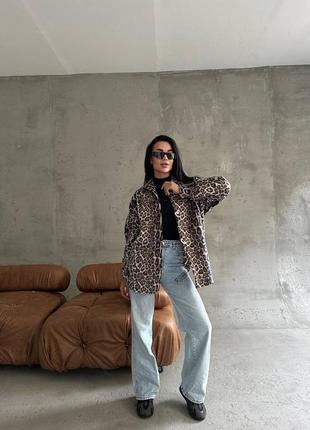 Тепла леопардова сорочка