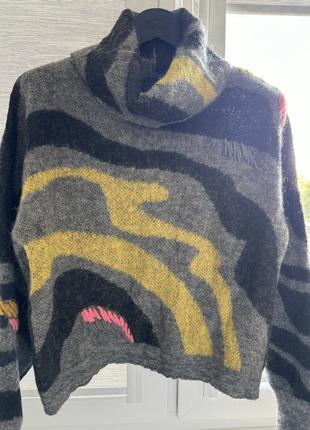 Теплий светр, джемпер, кофта мохер, вовна