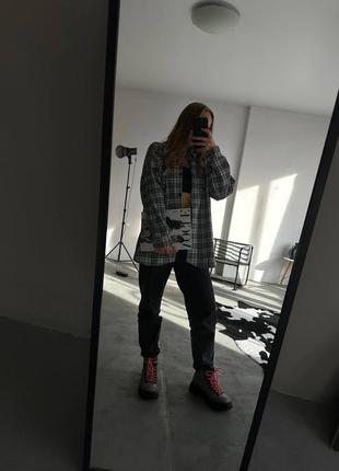Сорочка в клітинку оверсайз фотореал