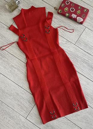 Guess платье бандажная