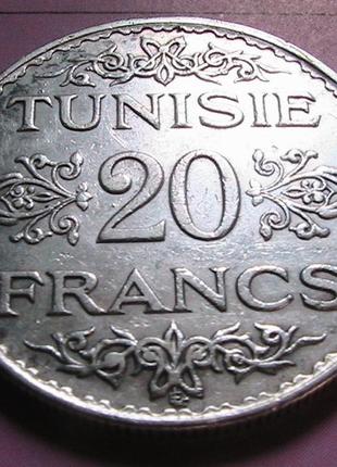 Тунис 20 франков 19343 фото