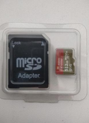 Карта пам'яті micro sdhc  extrcme 512gb class 10 (з адаптером)