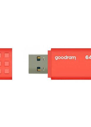 Флеш-драйв 64gb goodram ume3 помаранч