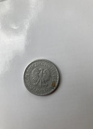 Польская монета 19572 фото