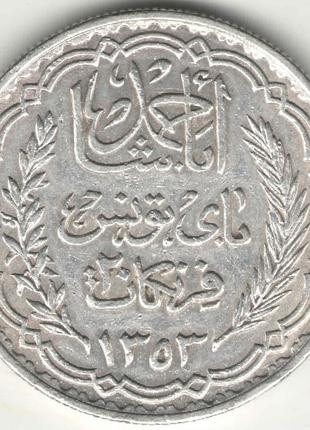 Тунис 20 франков 19342 фото