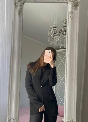 Чорний класичний піджак жакет жіночий