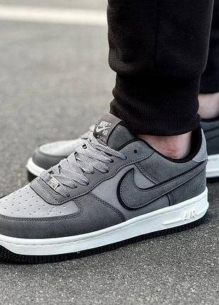 Кроссовки кроссовки кроссовки кроссовки nike air force 1 gray кроссовки найм эр форс форсы форсы эир серые серые4 фото