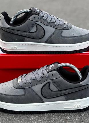 Кроссовки кроссовки кроссовки кроссовки nike air force 1 gray кроссовки найм эр форс форсы форсы эир серые серые2 фото
